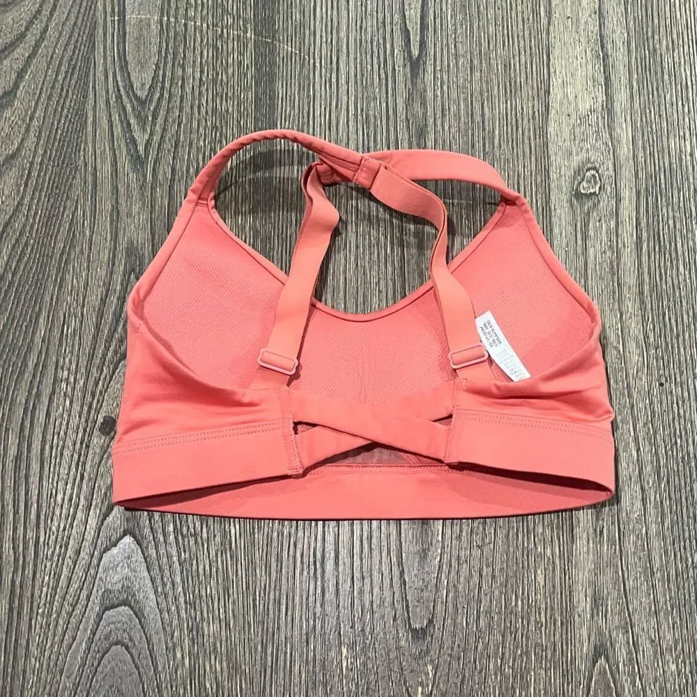 Victoria's Secret Sport Womens Sports Bra Pullover Criss Cross Back Pink Size XS